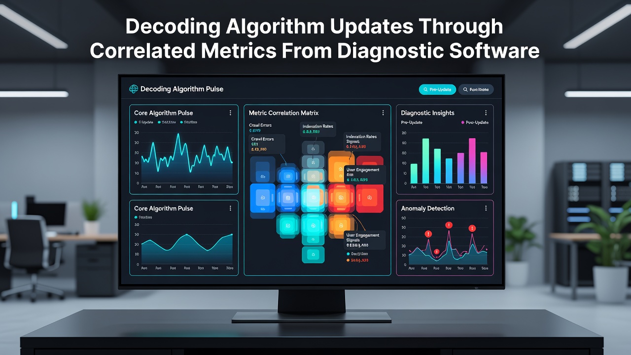 Decoding Algorithm Updates Through Correlated Metrics From Diagnostic Software